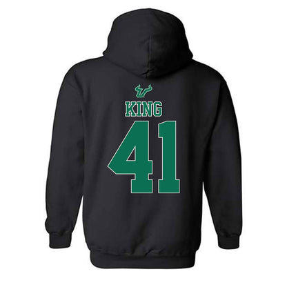 USF - NCAA Women's Lacrosse : Lindsey King - The Debut Win Hooded Sweatshirt-1