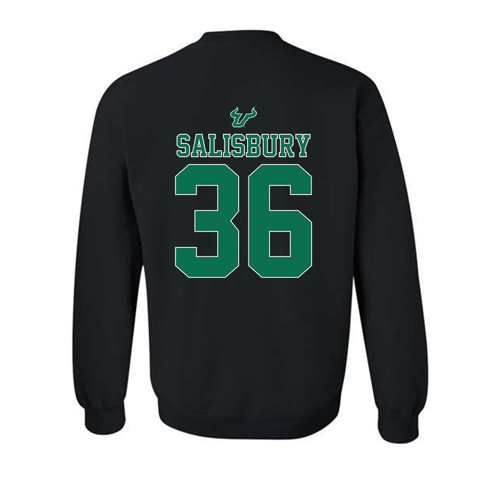 USF - NCAA Women's Lacrosse : Jordan Salisbury - The Debut Win Crewneck Sweatshirt-1