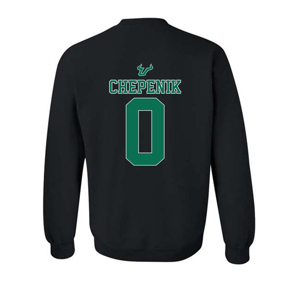 USF - NCAA Women's Lacrosse : Sofia Chepenik - The Debut Win Crewneck Sweatshirt-1