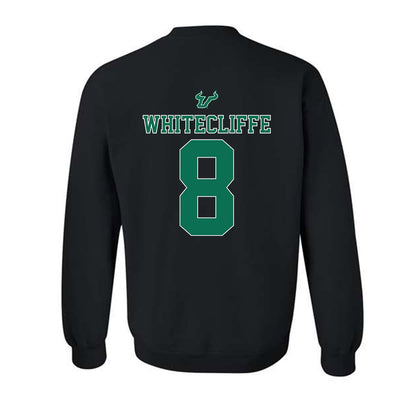 USF - NCAA Women's Lacrosse : Alex Whitecliffe - The Debut Win Crewneck Sweatshirt-1
