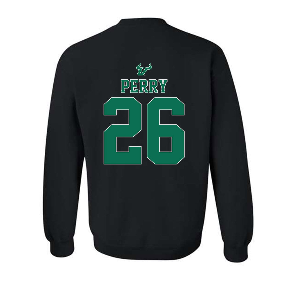 USF - NCAA Women's Lacrosse : morgan perry - The Debut Win Crewneck Sweatshirt-1