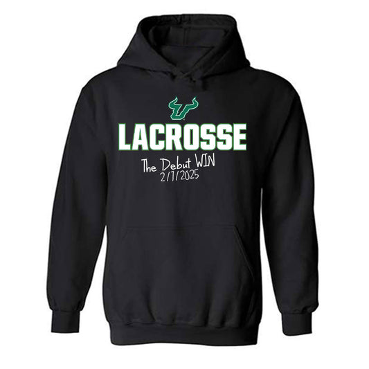 USF - NCAA Women's Lacrosse : Elle Traz - The Debut Win Hooded Sweatshirt-0