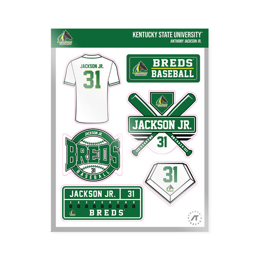 KYSU - NCAA Baseball : Anthony Jackson Jr. - Sticker Sheet-0