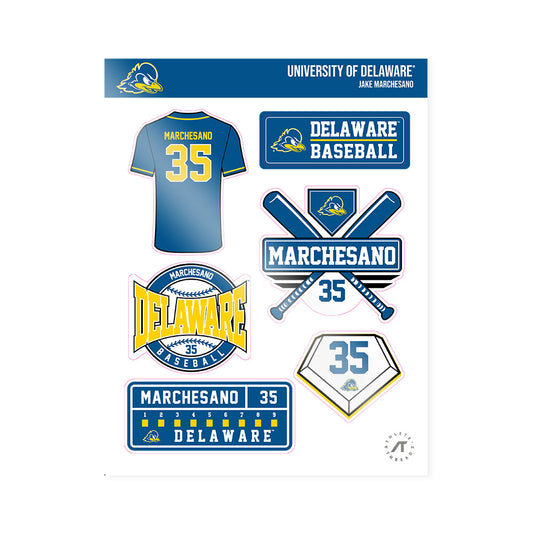 Delaware - NCAA Baseball : Jake Marchesano - Sticker Sheet-0