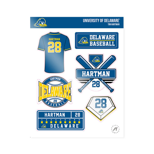 Delaware - NCAA Baseball : Tim Hartman - Sticker Sheet-0