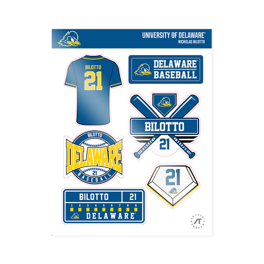 Delaware - NCAA Baseball : Nicholas Bilotto - Sticker Sheet-0
