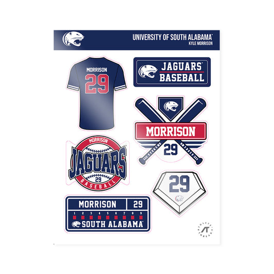 South Alabama - NCAA Baseball : Kyle Morrison - Sticker Sheet-0