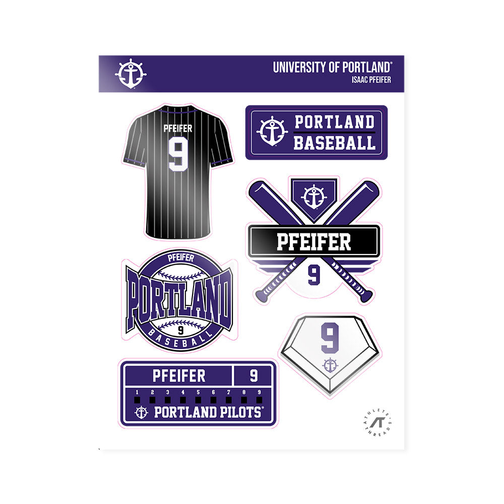 Portland - NCAA Baseball : Isaac Pfeifer - Sticker Sheet-0