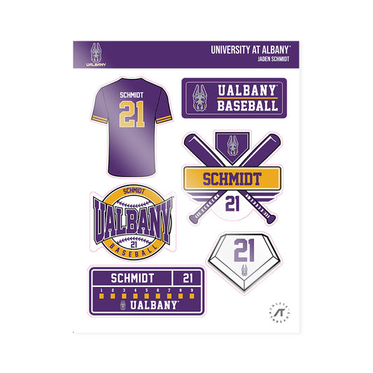 Albany - NCAA Baseball : Jaden Schmidt - Sticker Sheet-0