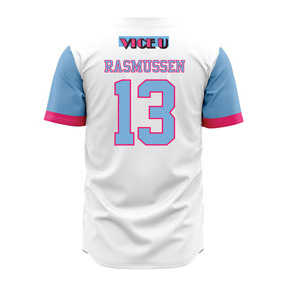 FIU - NCAA Baseball : Cooper Rasmussen - Miami Vice Jersey-1