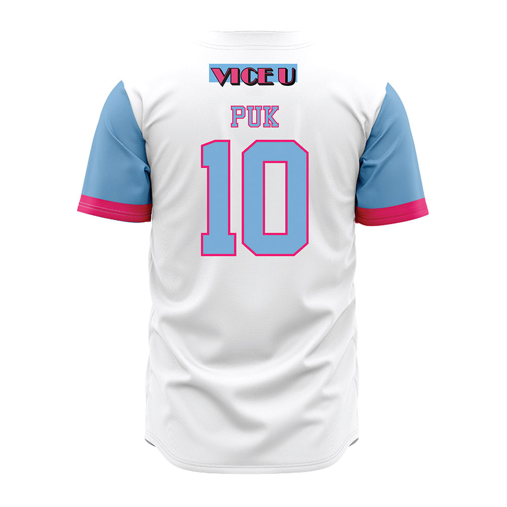 FIU - NCAA Baseball : Owen Puk - Miami Vice Jersey-1
