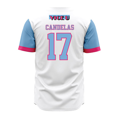 FIU - NCAA Baseball : Hector Candelas - Miami Vice Jersey-1