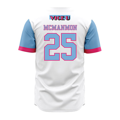 FIU - NCAA Baseball : Quin Mcmanmon - Miami Vice Jersey-1