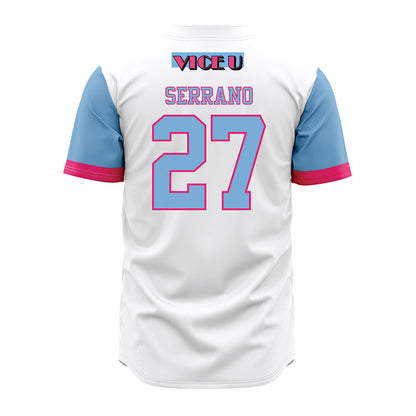 FIU - NCAA Baseball : Albert Serrano - Miami Vice Jersey-1
