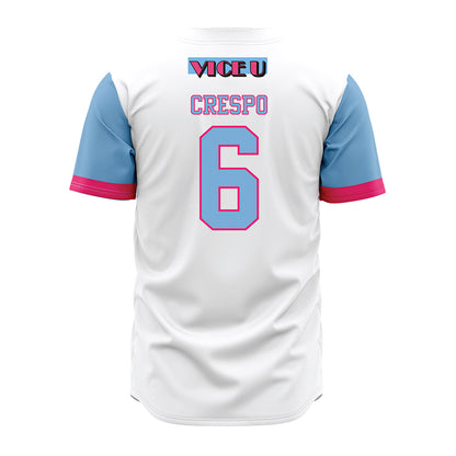 FIU - NCAA Baseball : Javier Crespo - Miami Vice Jersey-1