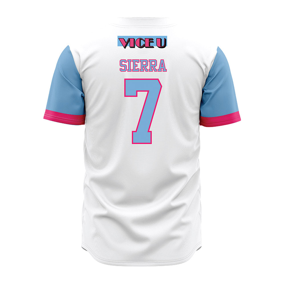 FIU - NCAA Baseball : Enrique Sierra - Miami Vice Jersey-1