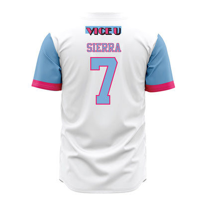 FIU - NCAA Baseball : Enrique Sierra - Miami Vice Jersey-1