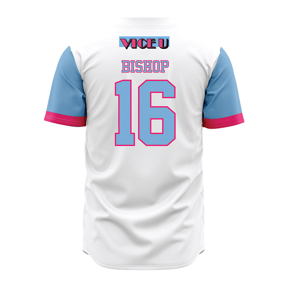 FIU - NCAA Baseball : Jaydon Bishop - Miami Vice Jersey-1