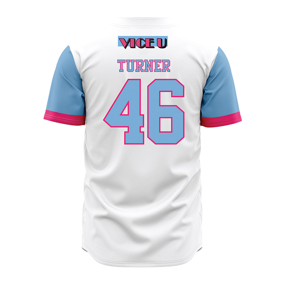 FIU - NCAA Baseball : Bryce Turner - Miami Vice Jersey-1