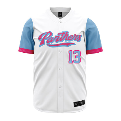 FIU - NCAA Baseball : Cooper Rasmussen - Miami Vice Jersey-0
