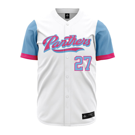 FIU - NCAA Baseball : Albert Serrano - Miami Vice Jersey-0