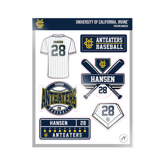 UCI - NCAA Baseball : Trevor Hansen - Sticker Sheet-0