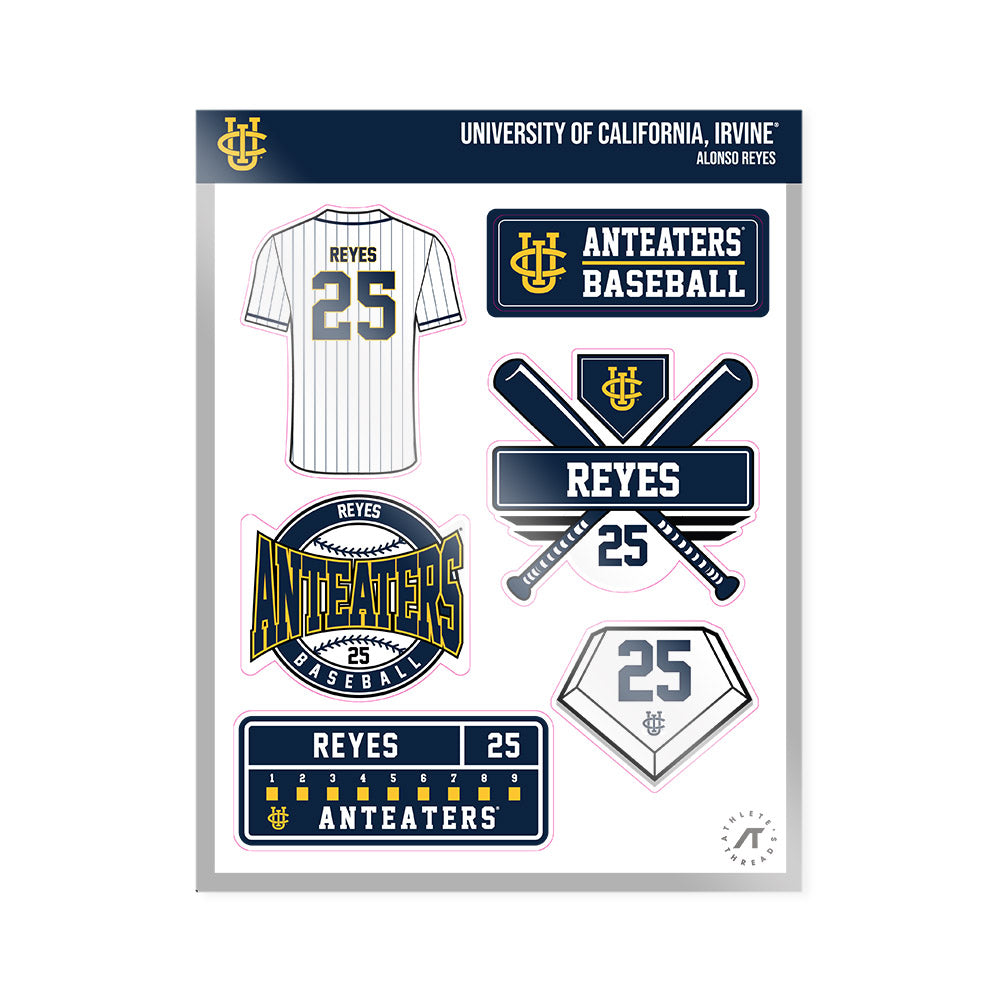 UCI - NCAA Baseball : Alonso Reyes - Sticker Sheet-0
