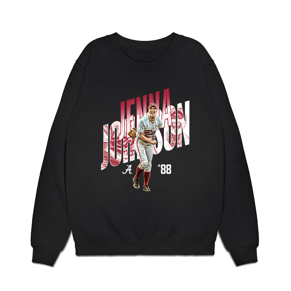 Alabama - Softball Alumni : Jenna Johnson - Collage Premium Crewneck Sweatshirt-0