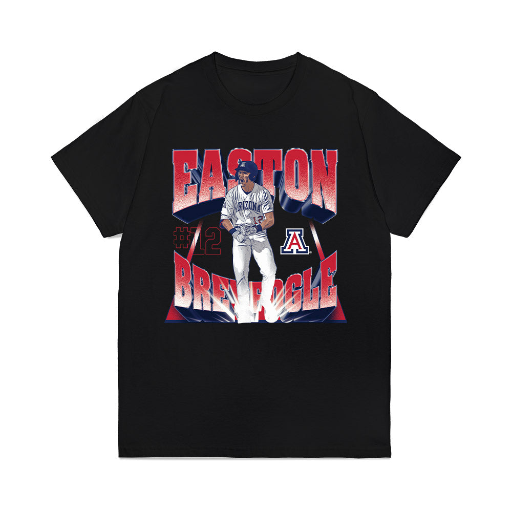 Arizona - NCAA Baseball : Easton Breyfogle - Collage Premium T-Shirt-0