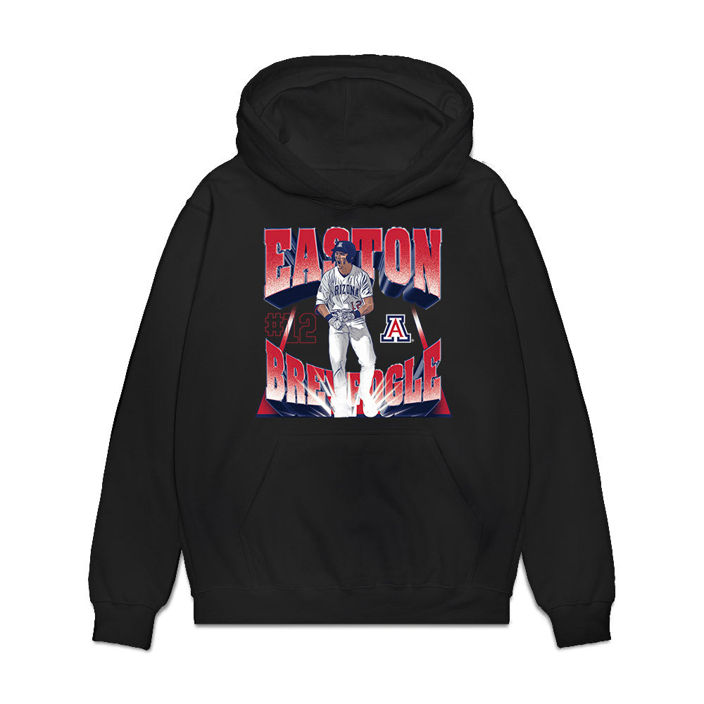 Arizona - NCAA Baseball : Easton Breyfogle - Collage Premium Hooded Sweatshirt-0