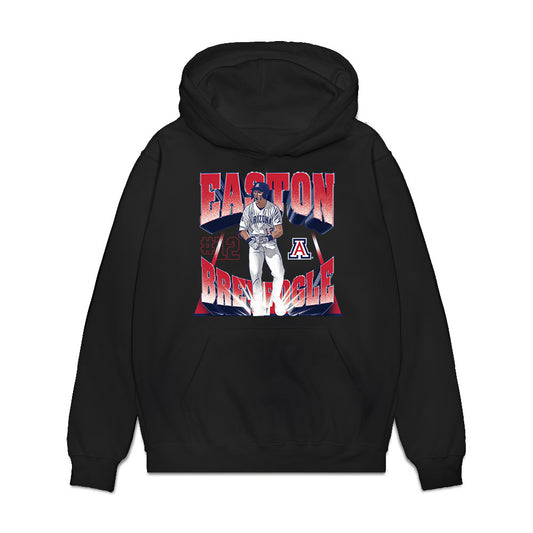 Arizona - NCAA Baseball : Easton Breyfogle - Collage Premium Hooded Sweatshirt-0