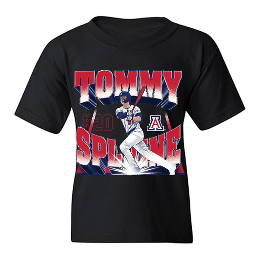 Arizona - NCAA Baseball : Tommy Splaine - Youth T-Shirt-0