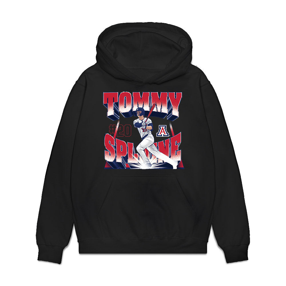 Arizona - NCAA Baseball : Tommy Splaine - Collage Premium Hooded Sweatshirt-0
