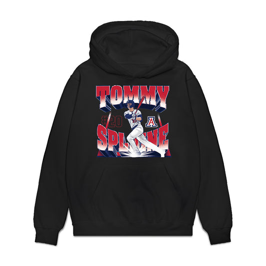 Arizona - NCAA Baseball : Tommy Splaine - Collage Premium Hooded Sweatshirt-0