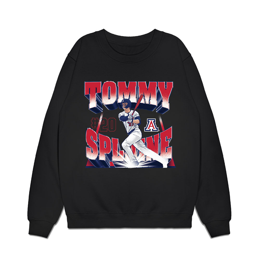 Arizona - NCAA Baseball : Tommy Splaine - Premium Crewneck Sweatshirt-0
