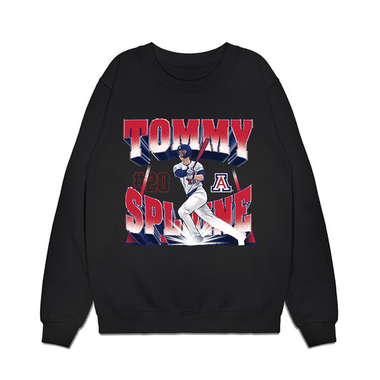 Arizona - NCAA Baseball : Tommy Splaine - Premium Crewneck Sweatshirt-0