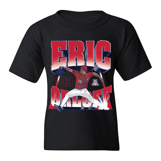 Arizona - NCAA Baseball : Eric Orloff - Youth T-Shirt-0