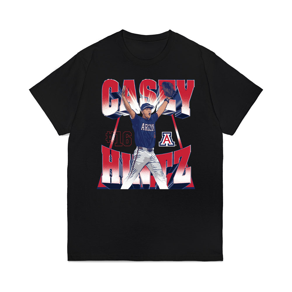 Arizona - NCAA Baseball : Casey Hintz - Premium T-Shirt-0
