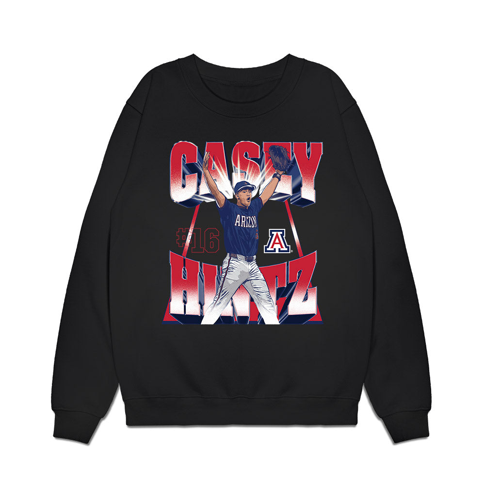 Arizona - NCAA Baseball : Casey Hintz - Premium Crewneck Sweatshirt-0