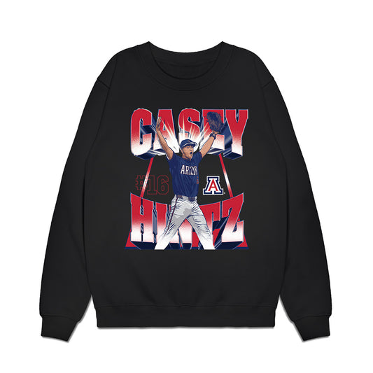 Arizona - NCAA Baseball : Casey Hintz - Premium Crewneck Sweatshirt-0