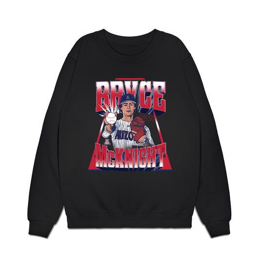 Arizona - NCAA Baseball : Bryce McKnight - Player Collage Premium Crewneck Sweatshirt-0