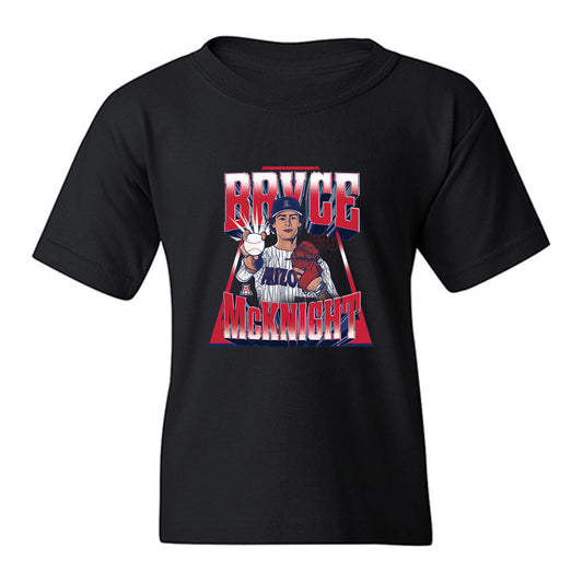 Arizona - NCAA Baseball : Bryce McKnight - Player Collage Youth T-Shirt-0