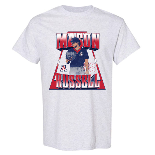Arizona - NCAA Baseball : Mason Russell - Player Collage T-Shirt-0