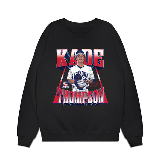 Arizona - NCAA Baseball : Kade Thompson - Player Collage Premium Crewneck Sweatshirt-0