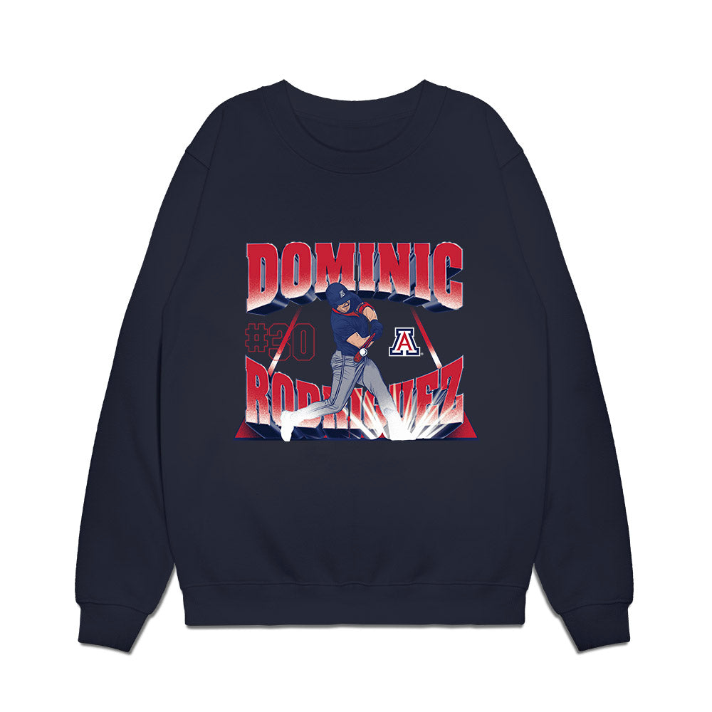 Arizona - NCAA Baseball : Dominic Rodriguez - Premium Crewneck Sweatshirt-0