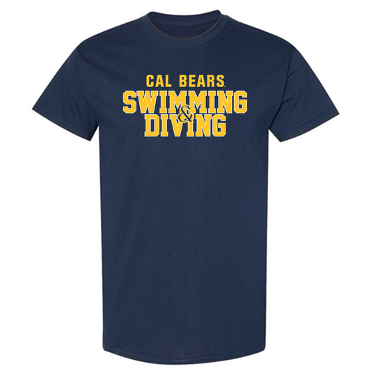 UC Berkeley - NCAA Men's Swimming & Diving : Edward Huang - Sports Shersey T-Shirt-0