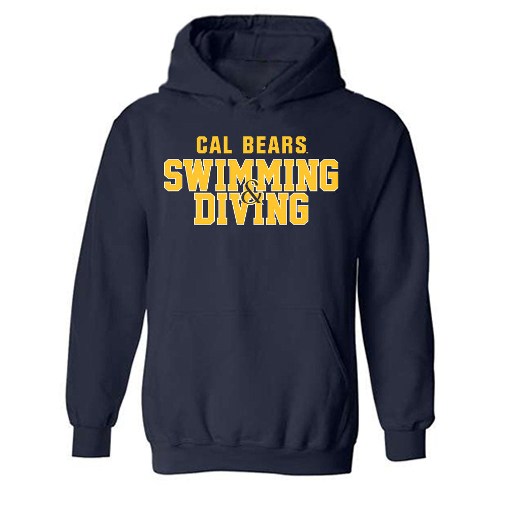 UC Berkeley - NCAA Men's Swimming & Diving : Samuel Quarles - Sports Shersey Hooded Sweatshirt-0