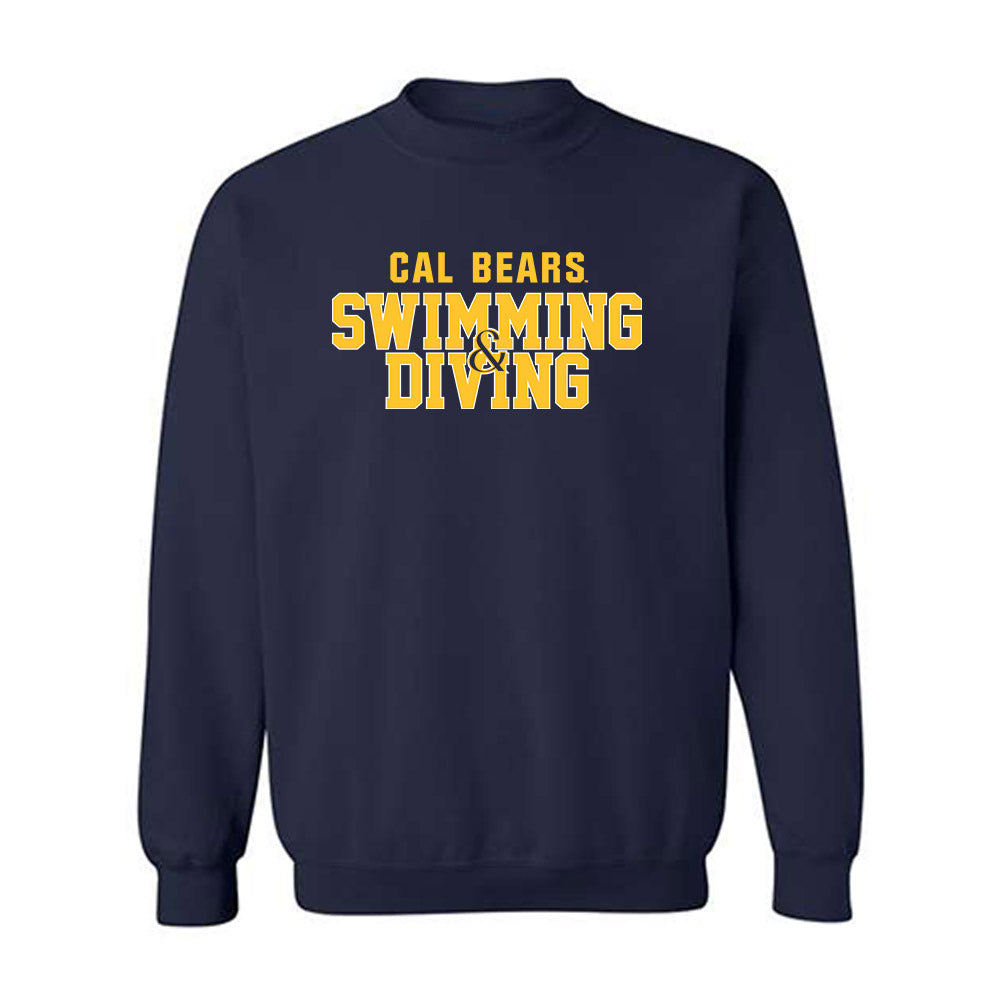 UC Berkeley - NCAA Men's Swimming & Diving : Edward Huang - Sports Shersey Crewneck Sweatshirt-0
