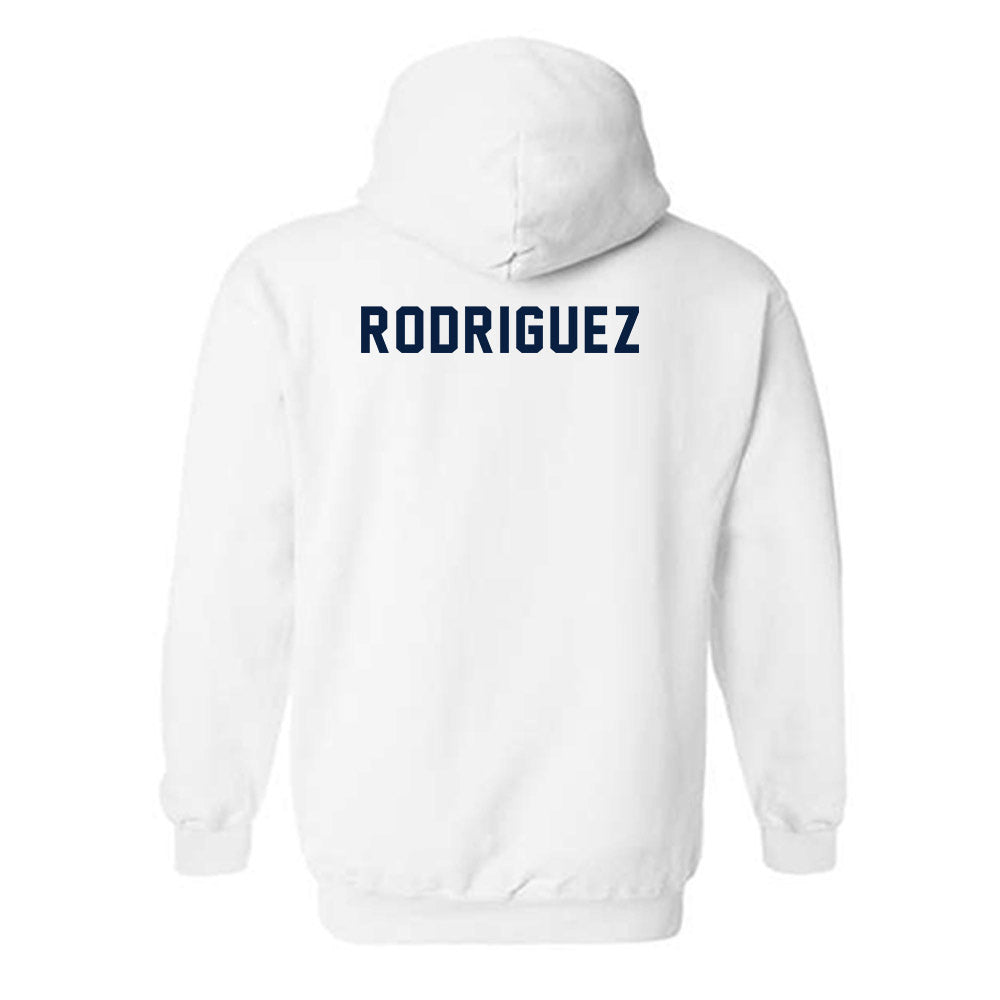 UC Berkeley - NCAA Men's Track & Field : Michael Rodriguez - Sports Shersey Hooded Sweatshirt-1