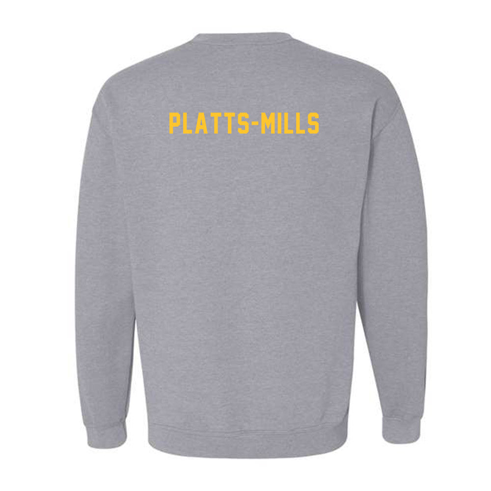 UC Berkeley - NCAA Men's Swimming & Diving : Ian Platts-Mills - Sports Shersey Crewneck Sweatshirt-1